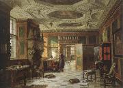 heinrich hansen interior of the rosenborg palace,copenhagen oil